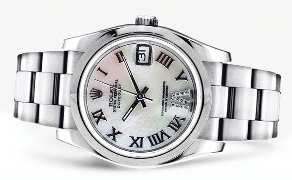 Diamond Rolex Datejust | Stainless Steel | 31 Mm
