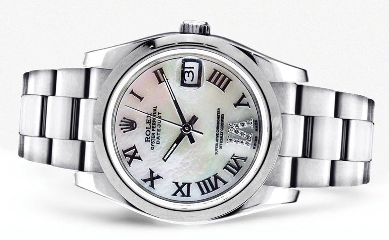 Diamond Rolex Datejust | Stainless Steel | 31 Mm
