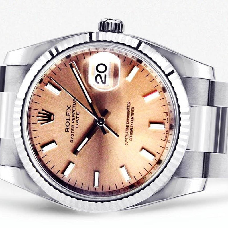 Rolex Date | Stainless Steel | 34 Mm