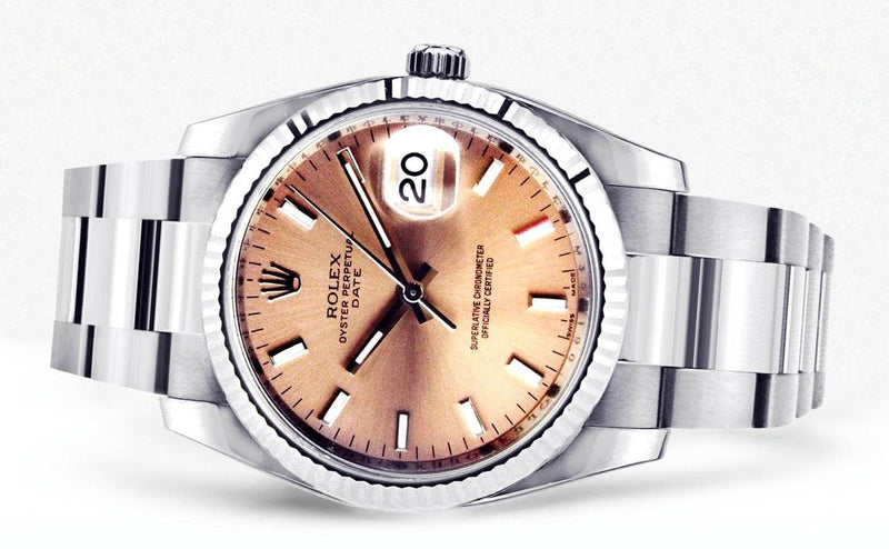 Rolex Date | Stainless Steel | 34 Mm