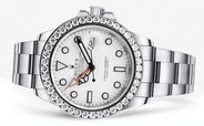 Diamond Rolex Explorer 2 | Stainless Steel | 42 Mm