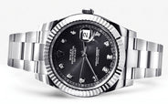 Rolex Datejust 2 | Stainless Steel |  18K White Gold Bezel | 41 Mm