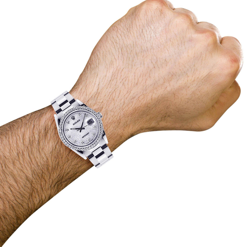 Diamond Rolex Datejust | Stainless Steel | 36 Mm