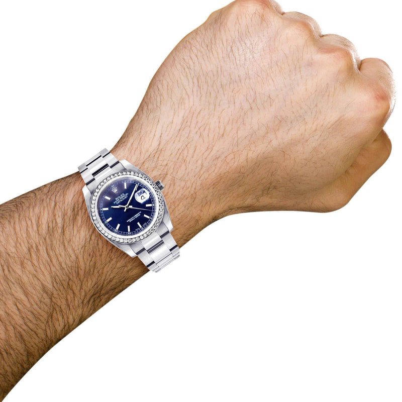 Diamond Rolex Datejust | Stainless Steel | 36 Mm