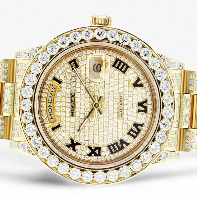 Diamond Rolex Day-Date | 18K Yellow Gold | 36 Mm