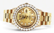 Diamond Rolex Day-Date | 18K Yellow Gold