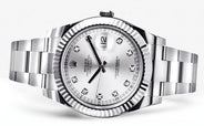 Rolex Datejust 2 | Stainless Steel |  18K White Gold Bezel | 41 Mm