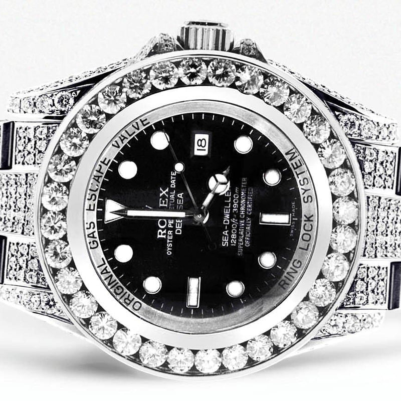 Diamond Rolex Deepsea Sea-Dweller | Stainless Steel