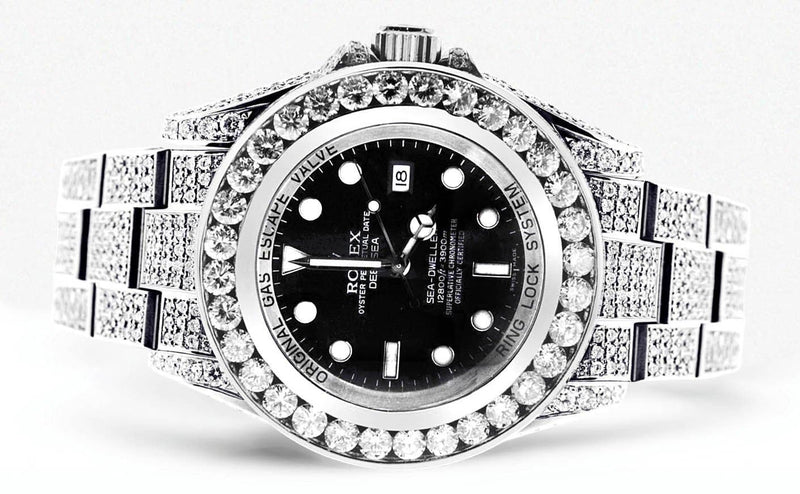 Diamond Rolex Deepsea Sea-Dweller | Stainless Steel