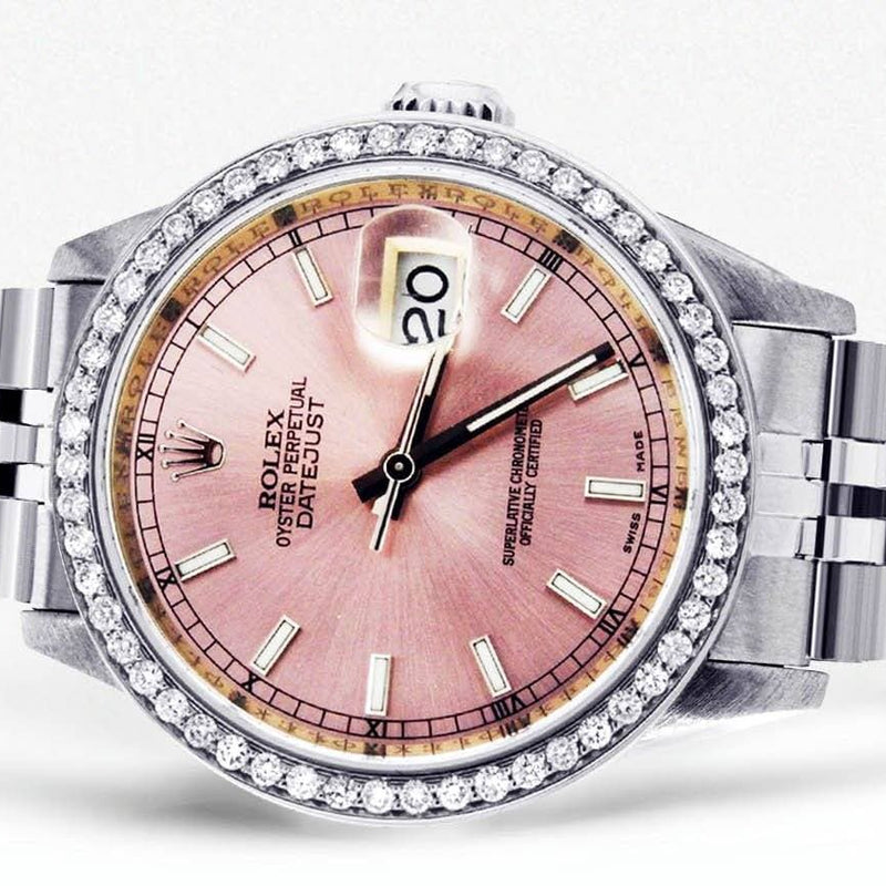 Diamond Rolex Datejust | Stainless Steel | 36 Mm