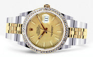 Diamond Rolex Datejust | Stainless Steel