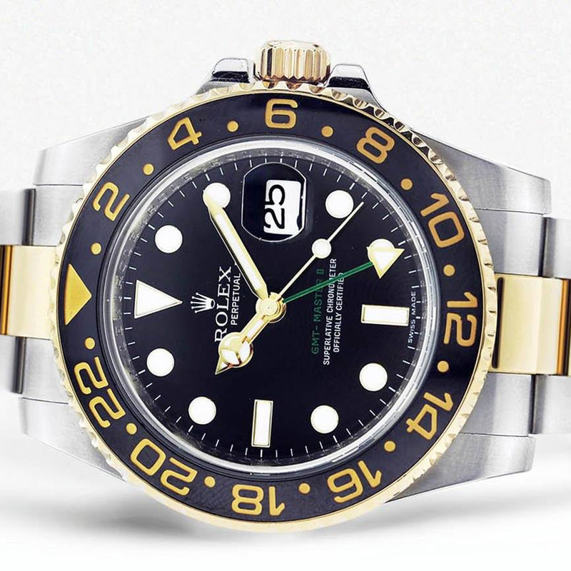 Rolex Gmt Master 2  | 18K Yellow Gold | 40 Mm