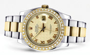 Diamond Rolex Datejust | 18K Yellow Gold | 36 Mm