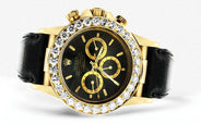Diamond Rolex Daytona | 18K Yellow Gold | 40 Mm
