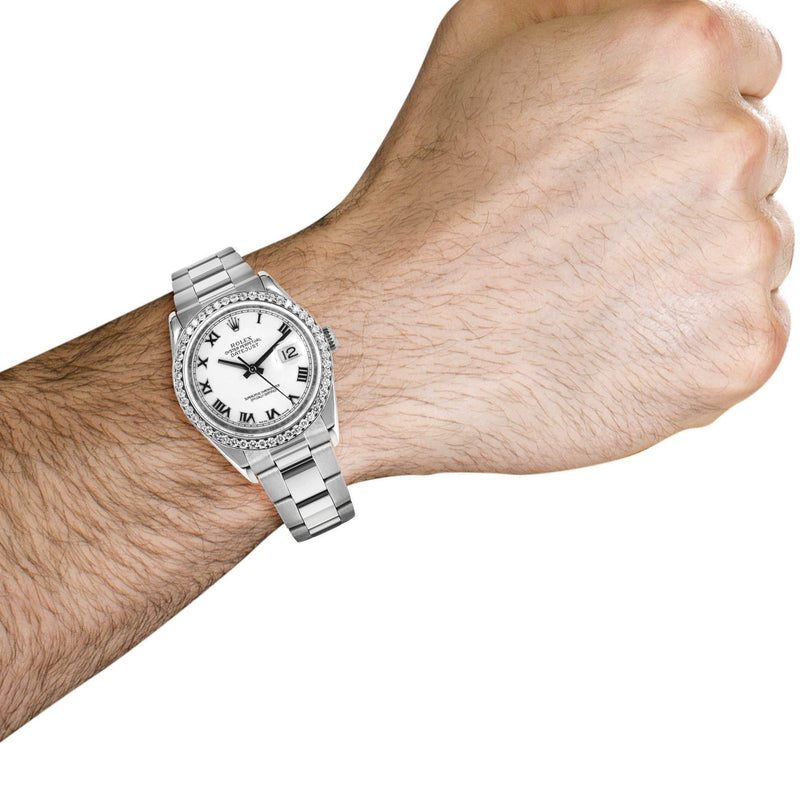 Diamond Rolex Datejust | Stainless Steel | 36 Mm