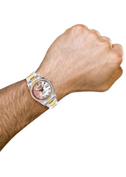 Diamond Rolex Date | Stainless Steel