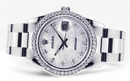 Diamond Rolex Datejust | Stainless Steel | 36 Mm