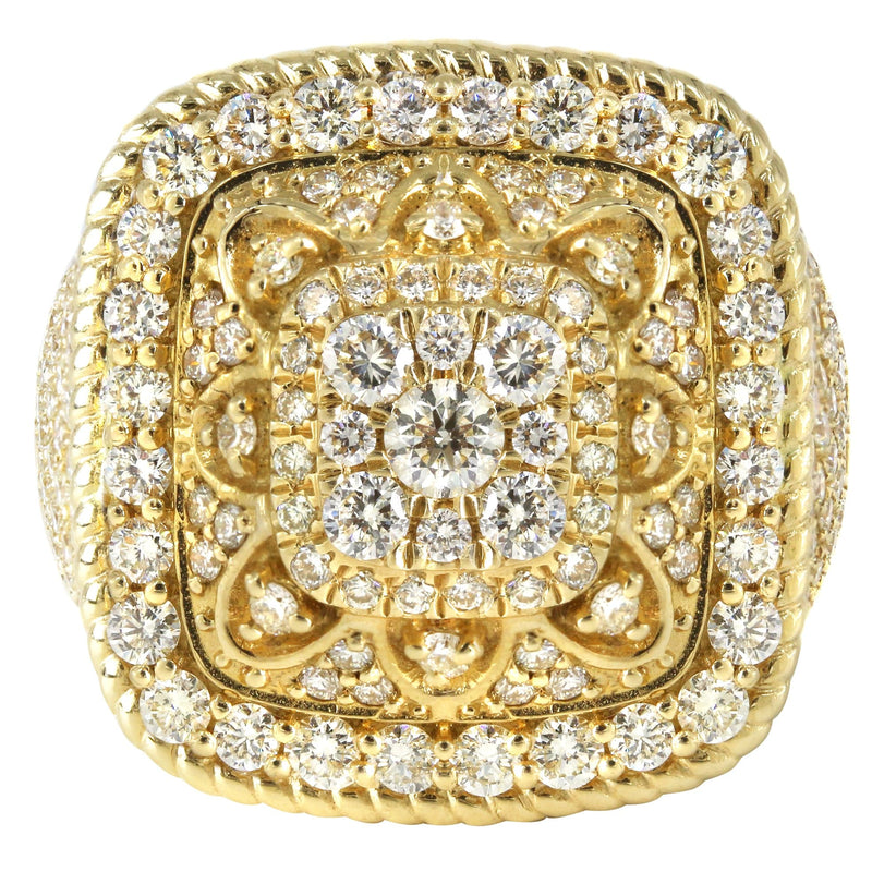 Mens Diamond Pinky Ring  | 4.93 Carats | 21.7 Grams