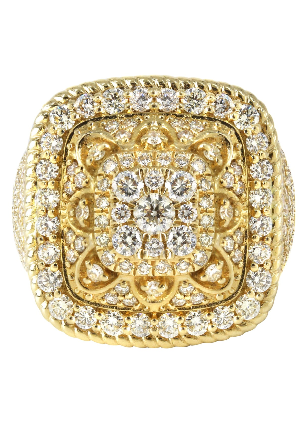Mens Diamond Pinky Ring  | 4.93 Carats | 21.7 Grams