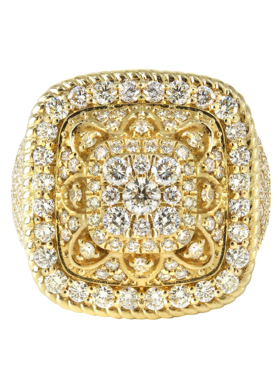 Mens Diamond Pinky Ring  | 4.93 Carats | 21.7 Grams