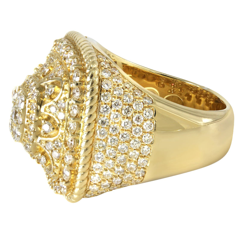 Mens Diamond Pinky Ring  | 4.93 Carats | 21.7 Grams