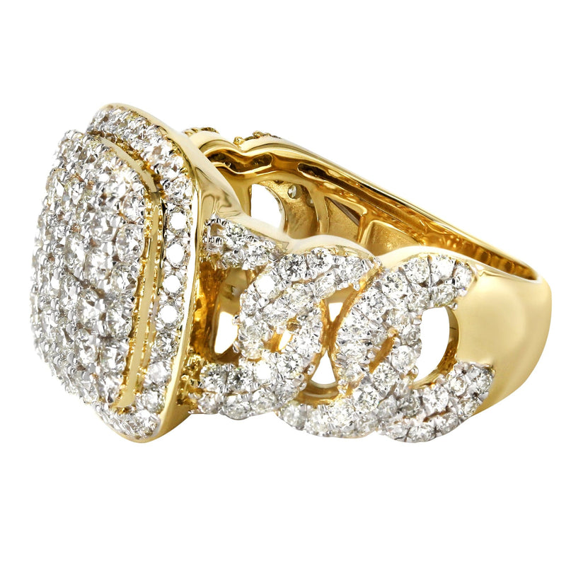 Mens Diamond Pinky Ring  | 3.65 Carats | 11.3 Grams
