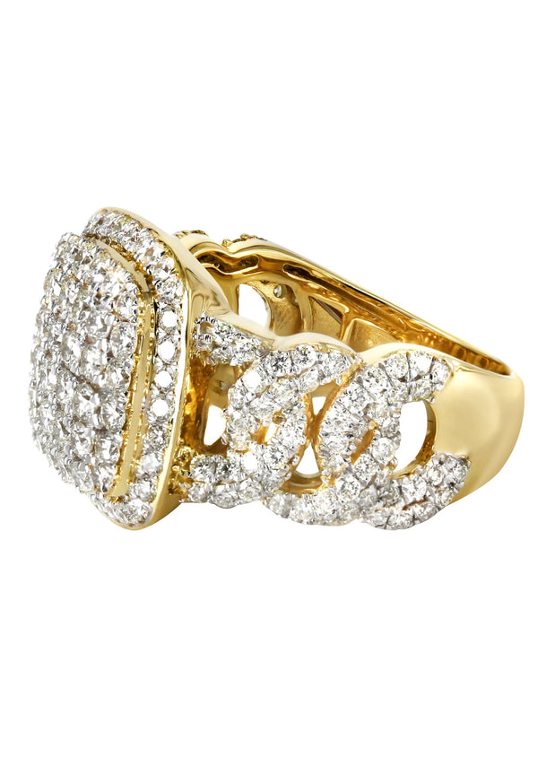 Mens Diamond Pinky Ring  | 3.65 Carats | 11.3 Grams
