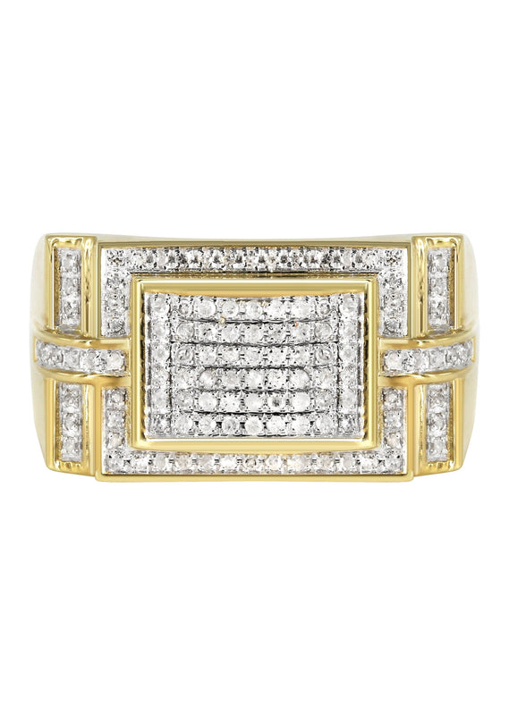Mens Diamond Pinky Ring  | 0.55 Carats | 7.5 Grams