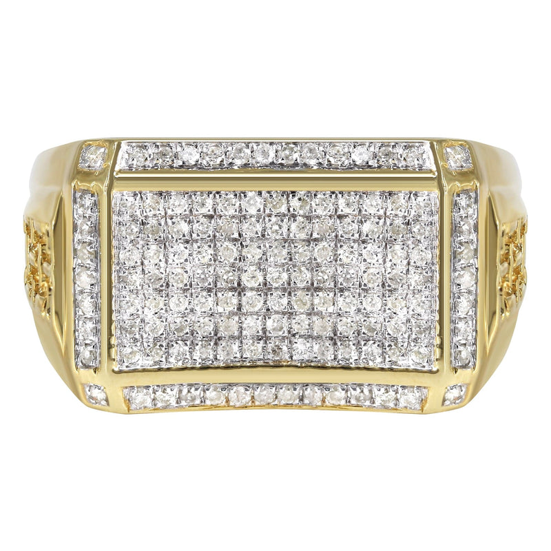 Mens  Diamond  Ring | 0.77 Carats | 7.5 Grams