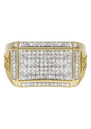Mens  Diamond  Ring | 0.77 Carats | 7.5 Grams