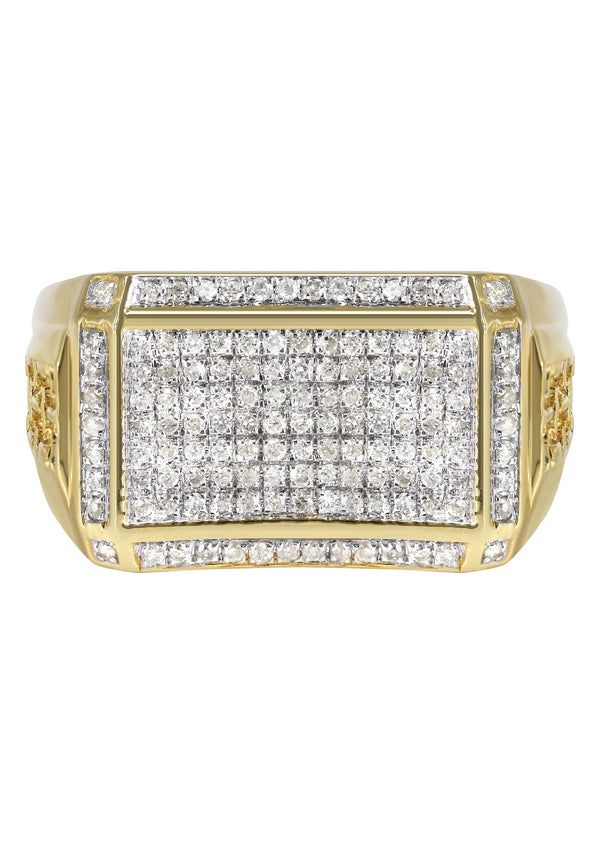Mens  Diamond  Ring | 0.77 Carats | 7.5 Grams