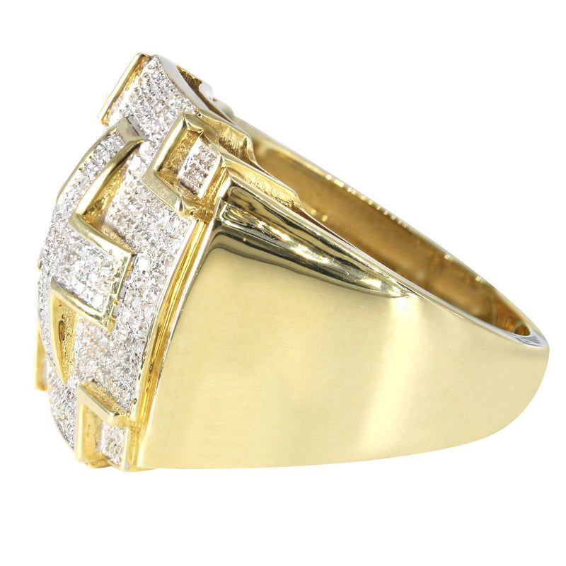 Mens Diamond  Ring | 1.18 Carats | 9.1 Grams