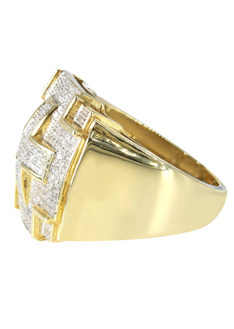 Mens Diamond  Ring | 1.18 Carats | 9.1 Grams