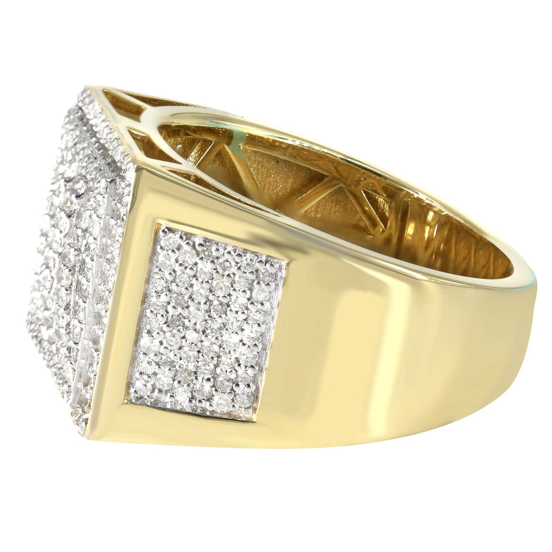 Mens Baguette Diamond Pinky Ring  | 1.53 Carats | 10.3 Grams