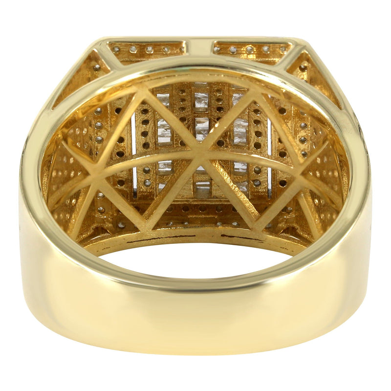 Mens Baguette Diamond Pinky Ring  | 1.53 Carats | 10.3 Grams