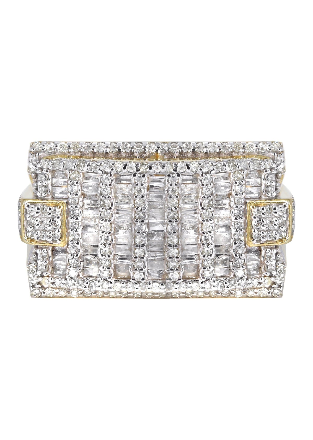 Mens Baguette Diamond Pinky Ring  | 1.76 Carats | 10.5 Grams