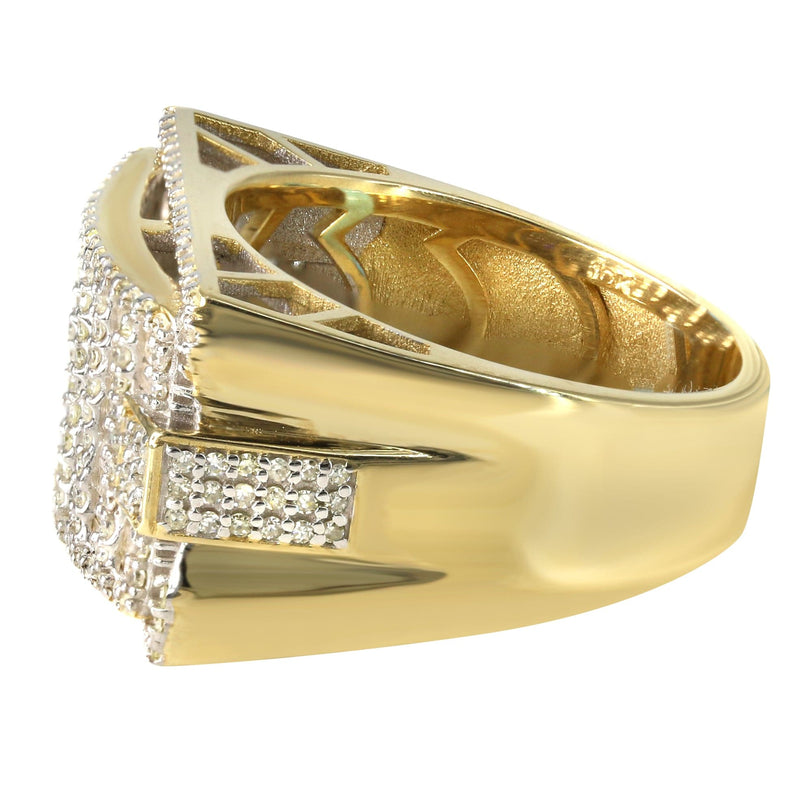 Mens Baguette Diamond Pinky Ring  | 1.76 Carats | 10.5 Grams