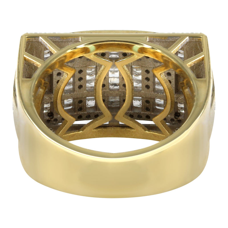 Mens Baguette Diamond Pinky Ring  | 1.76 Carats | 10.5 Grams