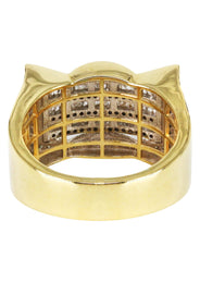 Mens Baguette Diamond Pinky Ring  | 1.78 Carats | 8.5 Grams