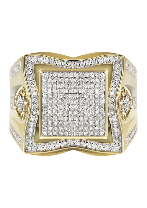 Mens Diamond  Ring | 1.02 Carats | 8.3 Grams