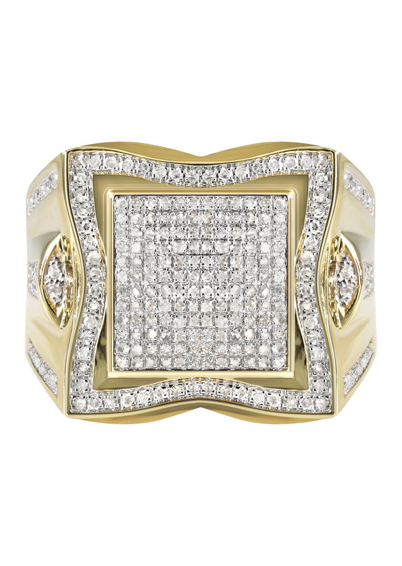 Mens Diamond  Ring | 1.02 Carats | 8.3 Grams