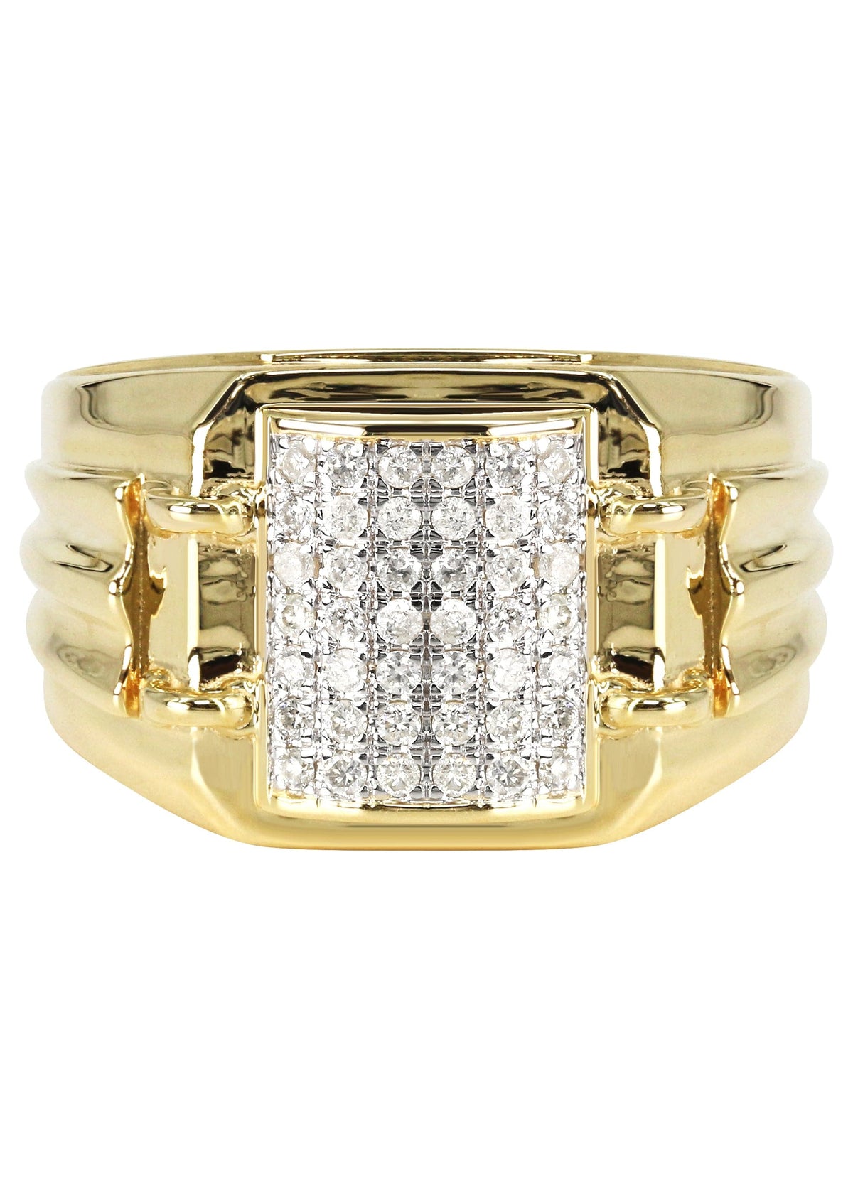 Mens Diamond  Ring | 0.47 Carats | 9.1 Grams