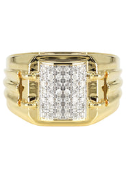 Mens Diamond  Ring | 0.47 Carats | 9.1 Grams