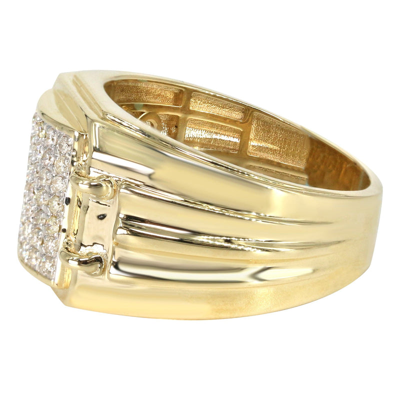 Mens Diamond  Ring | 0.47 Carats | 9.1 Grams