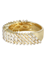 Mens Baguette Diamond Pinky Ring  | 1.87 Carats | 8.3 Grams