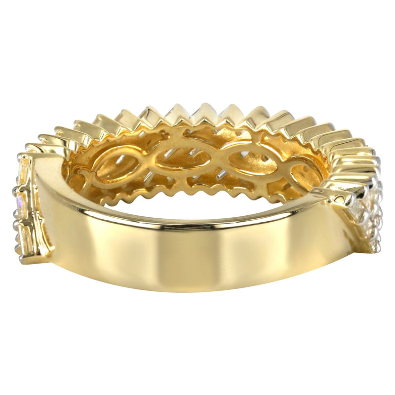 Mens Baguette Diamond Pinky Ring  | 1.87 Carats | 8.3 Grams