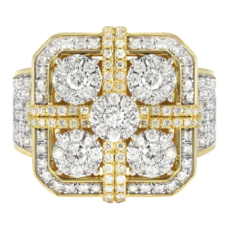 Mens Diamond Pinky Ring  | 2.68 Carats | 12.1 Grams