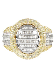Mens Baguette Diamond Pinky Ring  | 4.4 Carats | 9.7 Grams