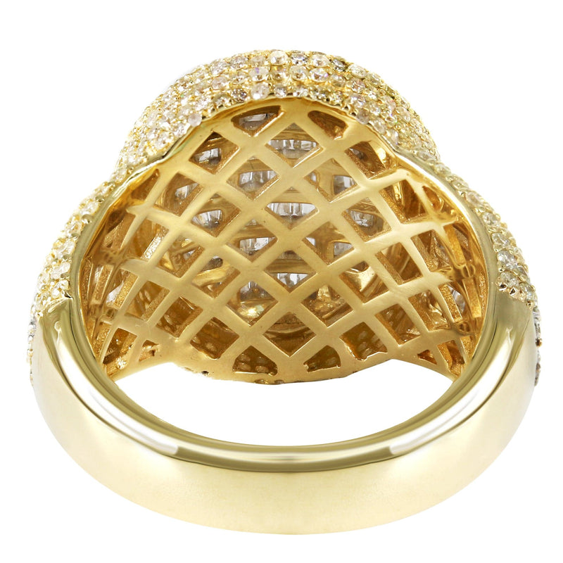 Mens Baguette Diamond Pinky Ring  | 4.4 Carats | 9.7 Grams