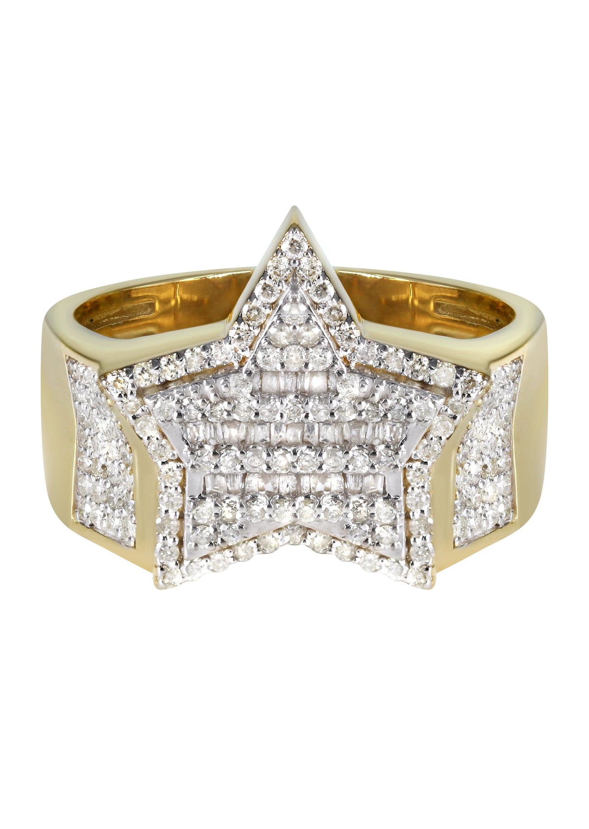 Mens Diamond  Ring | 0.98 Carats | 9.9 Grams